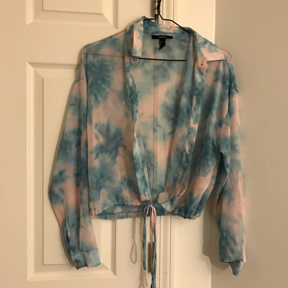 Sky Button Down Shirt